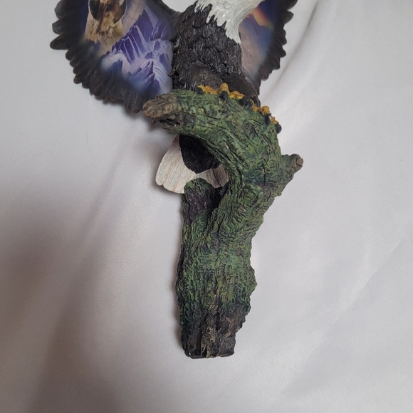 Bradford Exchange Eagle Wall Hanging Majestic Sentinels by Robin Koni 2005 - Picture 6 of 15